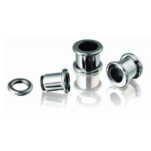 Titanium Externally Threaded Tunnel Plugs   00G (10mm)   Sold as a 