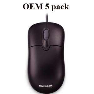   Optical Usb Mouse Wired Scroll Wheel Black Pack Of 5 Electronics