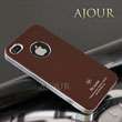 Premium Designer Aluminum iPhone 4 4g 4S Hard Case Cover A028A Black 