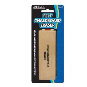  BAZIC Felt Chalkboard Eraser, Case Pack 12 Office 