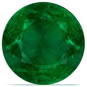  0.81 Carat Loose Emerald Round Cut Gemstone Jewelry