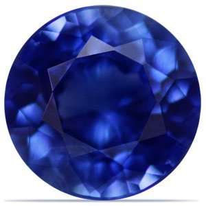  0.77 Carat Loose Sapphire Round Cut Gemstone Jewelry