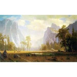  Oil Painting Looking Up the Yosemite Valley Albert 