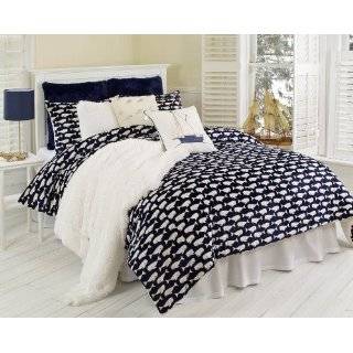  Thro Ltd. Wally Whale Collection Microluxe Twin Comforter 