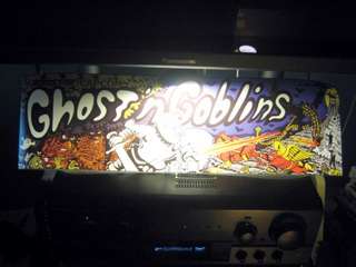 Ghosts n Goblins Romstar Arcade Marquee / Header  