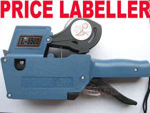 Price Tag Tagging Marking Pricing Gun Labeler + 5 Rolls  
