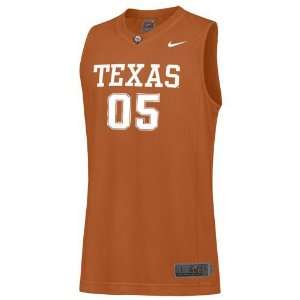  Nike Texas Longhorns #5 Focal Orange Replica Basketball 
