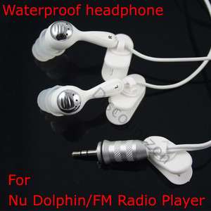 Earphone/headphone/headset for Nu dolphin/Touch/FM radio Waterproof 