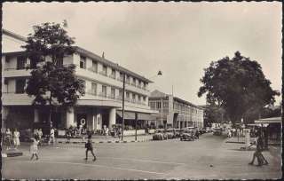 Ivory Coast, ABIDJAN, Hotel du Parc, Cars (1950s) RPPC  