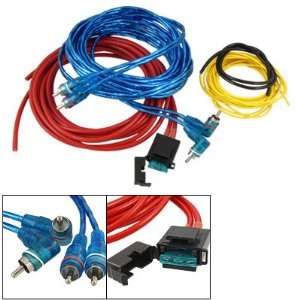   Car Auto Amplifier Audio Power Cable Cord Set 4 Piece
