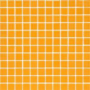  Supreme Glass Tiles 8mm glass in Light Orange   1 sheet is 