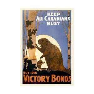  Keep All Canadians Busy 20x30 poster