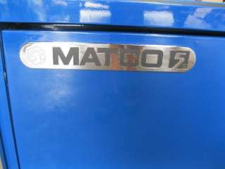 Used Matco Work Center Hutch 5S Blue 3 Bay 5328R Tool  