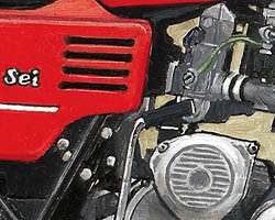 Motorcycle Limited Edition Print   Benelli 750 Sei  
