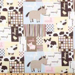  44 Wide Animal Talk Patch Multi Fabric By The Yard Arts 