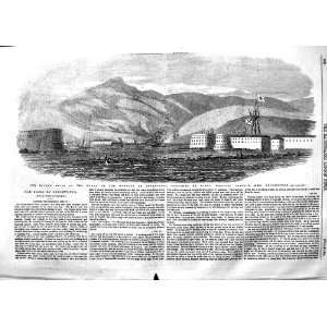  1854 Sunken Ships Mouth Harbour Sebastopol OReilly War 