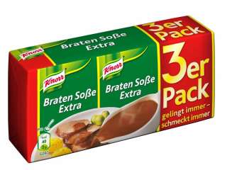 Knorr® Sauce   Gravy   Sosse   3 packs   Jaeger   White   Cream 