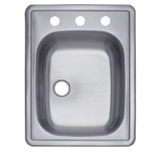   PK221755BNL self rimming stainless steel bar sink