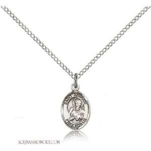  St. Andrew the Apostle Small Sterling Silver Medal 