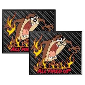   Floor Mats   Looney Tunes Tasmanian Devil Taz Fire Up Automotive