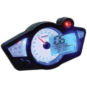 Koso North America RX 2 GP Style Speedometer White 