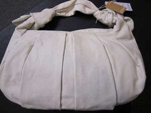 John Galliano Full Leather Off White Shoulder Bag  