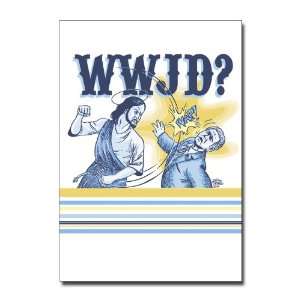  WWJD   Risque Political Birthday Greeting Card Office 