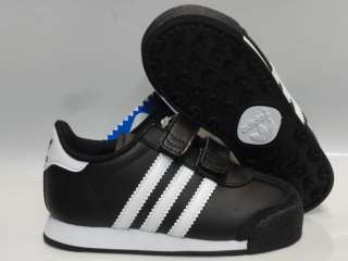 Adidas Samoa CF1 Black White Sneakers Toddler Baby Sz 6  