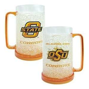  Oklahoma State Cowboys Crystal Freezer Mug Sports 