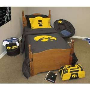  Iowa Hawkeyes NCAA Bed in a Bag   Full/Queen Sports 