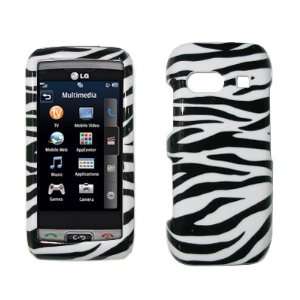  LG Vu Plus GR700   Premium Black and White Zebra Stripes Design 