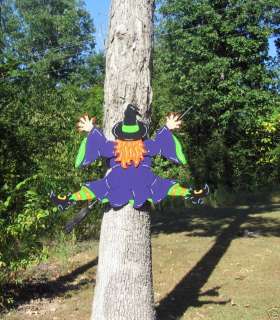 Crashing Witch Splat Halloween Lawn Yard Art Decoration  