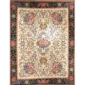  7x9 Hand Knotted NEEDLEPOINT Chinese Rug   76x96