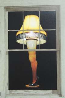 Window Poster A Christmas Story Leg Lamp NEW  