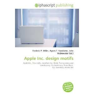  Apple Inc. design motifs (9786134259514) Books
