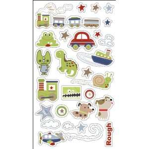   Leaves 3 D Stickers   A Boys Life 27pc With UV Coating