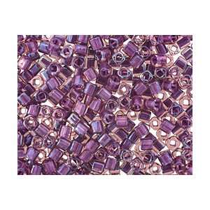   Purple Lining) Cube 3mm Seed Bead Seed Beads Arts, Crafts & Sewing