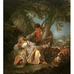   name The Interrupted Sleep, By Boucher François 