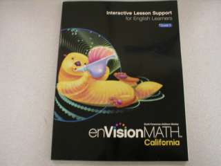 enVision Math 3 Lesson Support for ELL 0328384798 9780328384792  