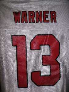 NEW IR Kurt Warner Cardinals Womens XLarge Jersey #BY  