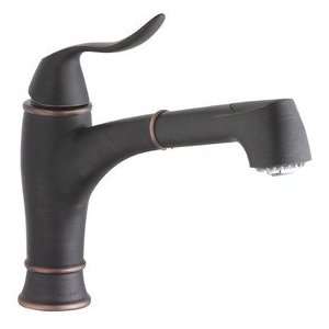  Elkay Bronze Bar Pull Out Faucet LKEC1042RB