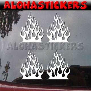 Med HOOD FIRE FLAME Vinyl Decal Car Truck Sticker FL42M  
