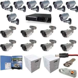   16 Camera Video Security System WDR 620TVL Cameras