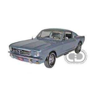  1965 Ford Mustang GT 2+2 Fastback 1/18 Blue Toys & Games