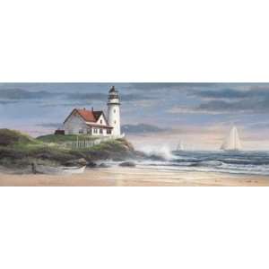  Lighthouse By Dusk Poster Print