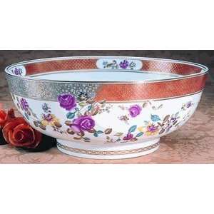 Famille Rose Punch Bowl 