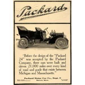  1906 Ad Packard 24 Automobile Driven Every Road Grade 