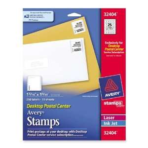  Avery Dennison 32404 Printable Stamps, 25 Stamps P/ Sheet 