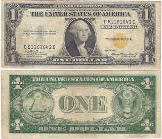 1935A $1 Silver Certificate North Africa  