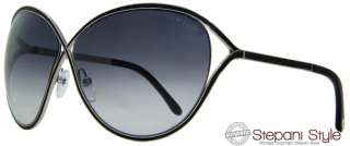 Tom Ford Sunglasses TF178 Siena 01B SilverBlack 178  